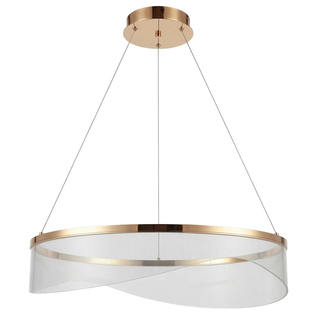 Lampada A Sospensione Da Soffitto G144-cp 40 Gold