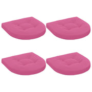 Cuscini per Sedia in 4 Pezzi 4 pz 100% Poliestere Rosa 945334