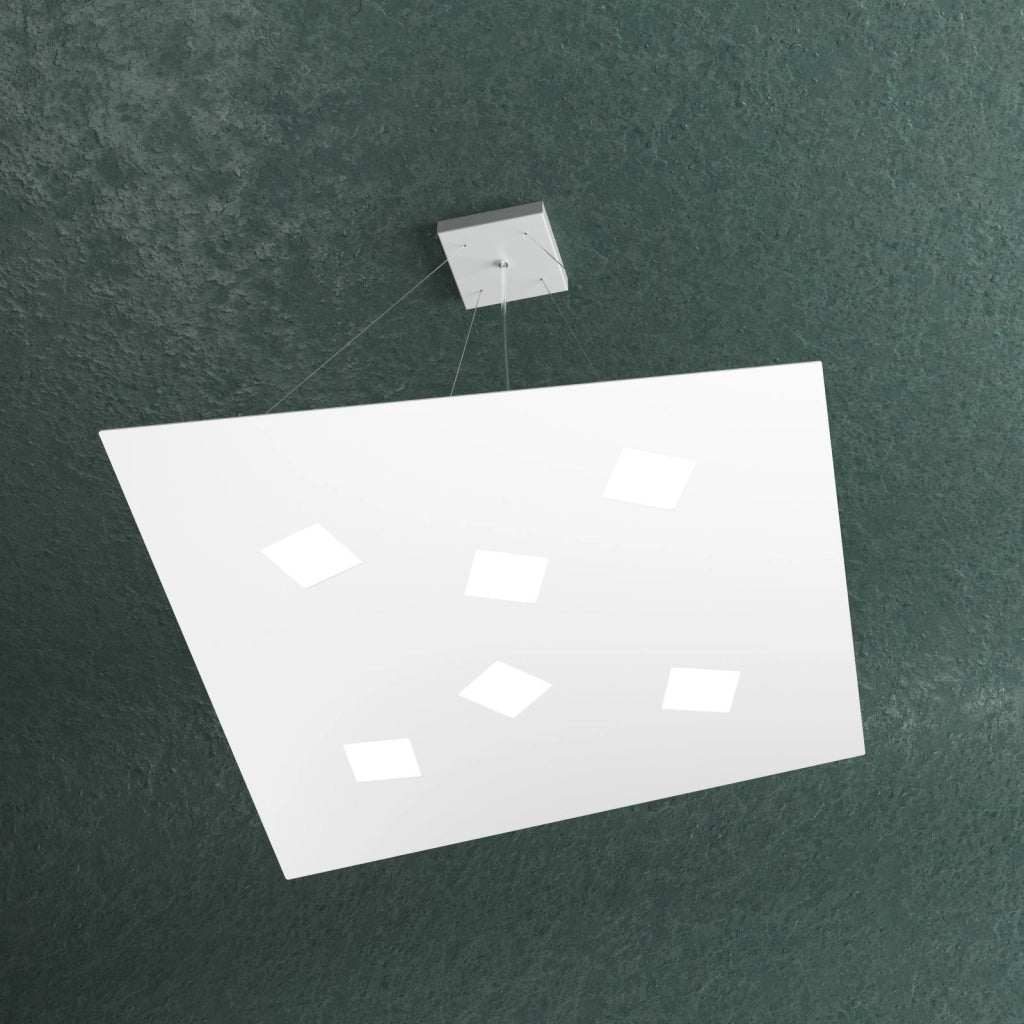 NOTE SOSPENSIONE 6 LUCI BIANCO 1140-S6-BI