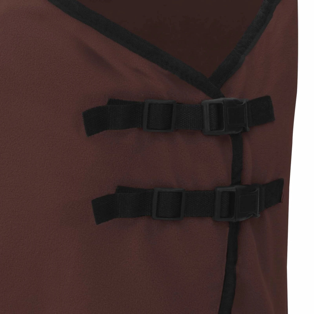 Coperta per Cavalli Marrone Scuro Completo 125 cm Poliestere 42013202