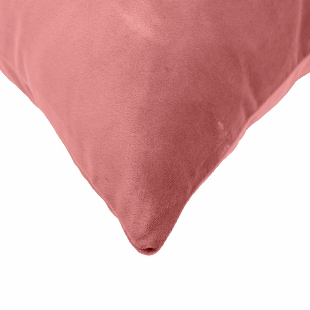 Federa 6 pcs HEERLEN Rosa 60 x 60 cm Velluto 912558