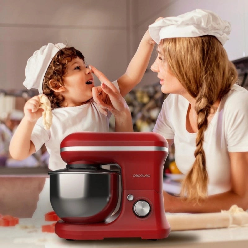 CECOTEC 03903 - Planetaria Impastatrice Cecomixer Merengue 5L 1200 Ice-Cream Red