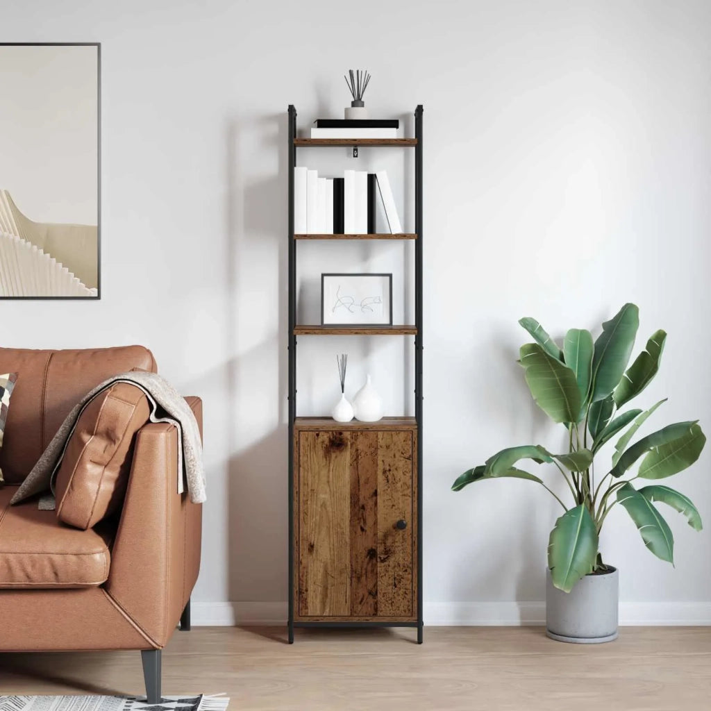Armadio per Libri Legno vecchio 40 x 24 x 161 cm 883854