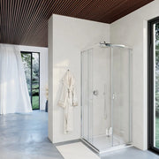 Box doccia 70x120 cm apertura scorrevole cristallo 6mm trasparente | Java