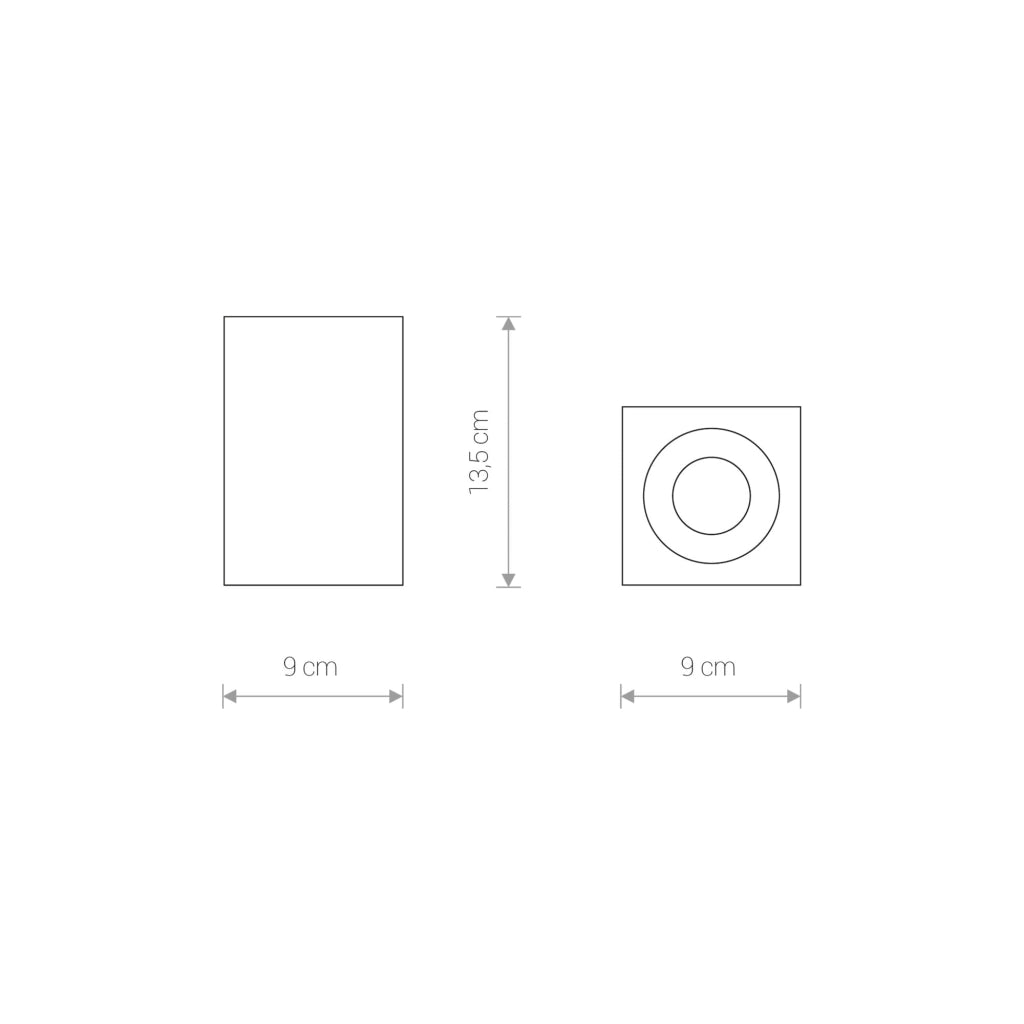 Spot soffitto Nowodvorski BRAVO 8364 bianco alluminio IP54