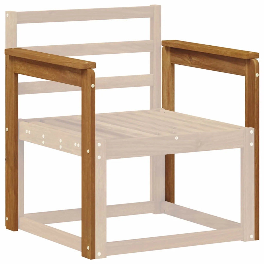 Braccioli 2 pcs Marrone 59 x 6 x 61 cm Legno multistrato 900511
