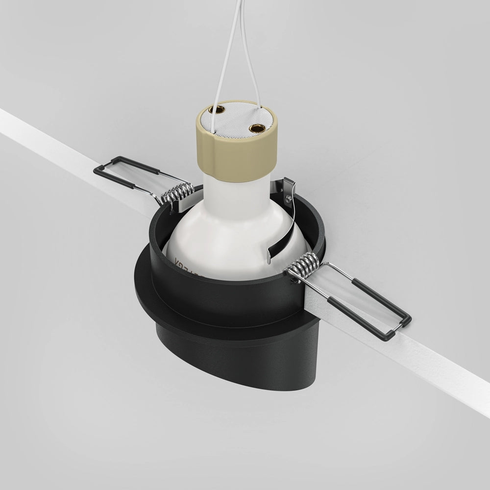 Maytoni Lipari faretto incasso soffitto nero GU10 35W