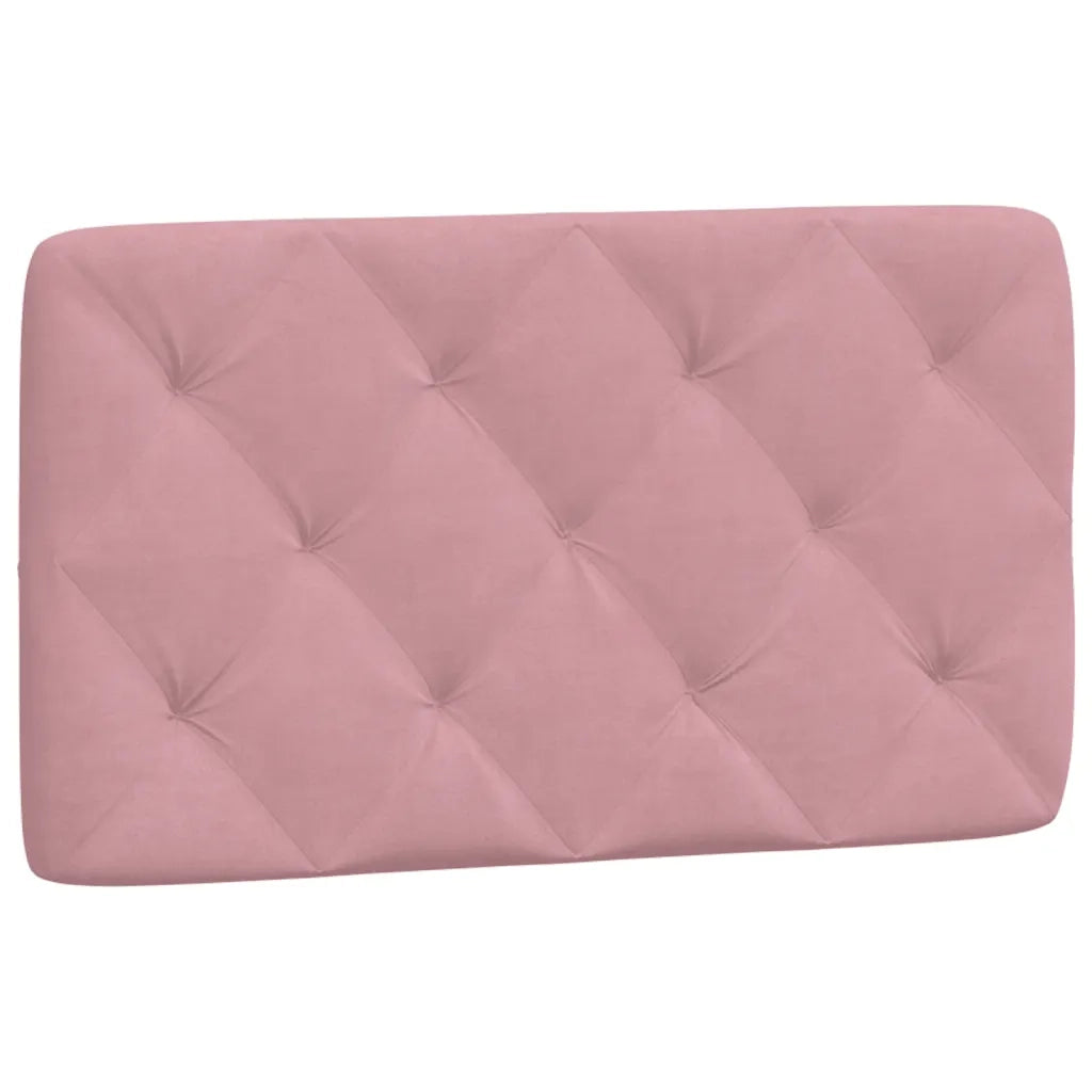Letto con Materasso Rosa 90x190 cm in Velluto