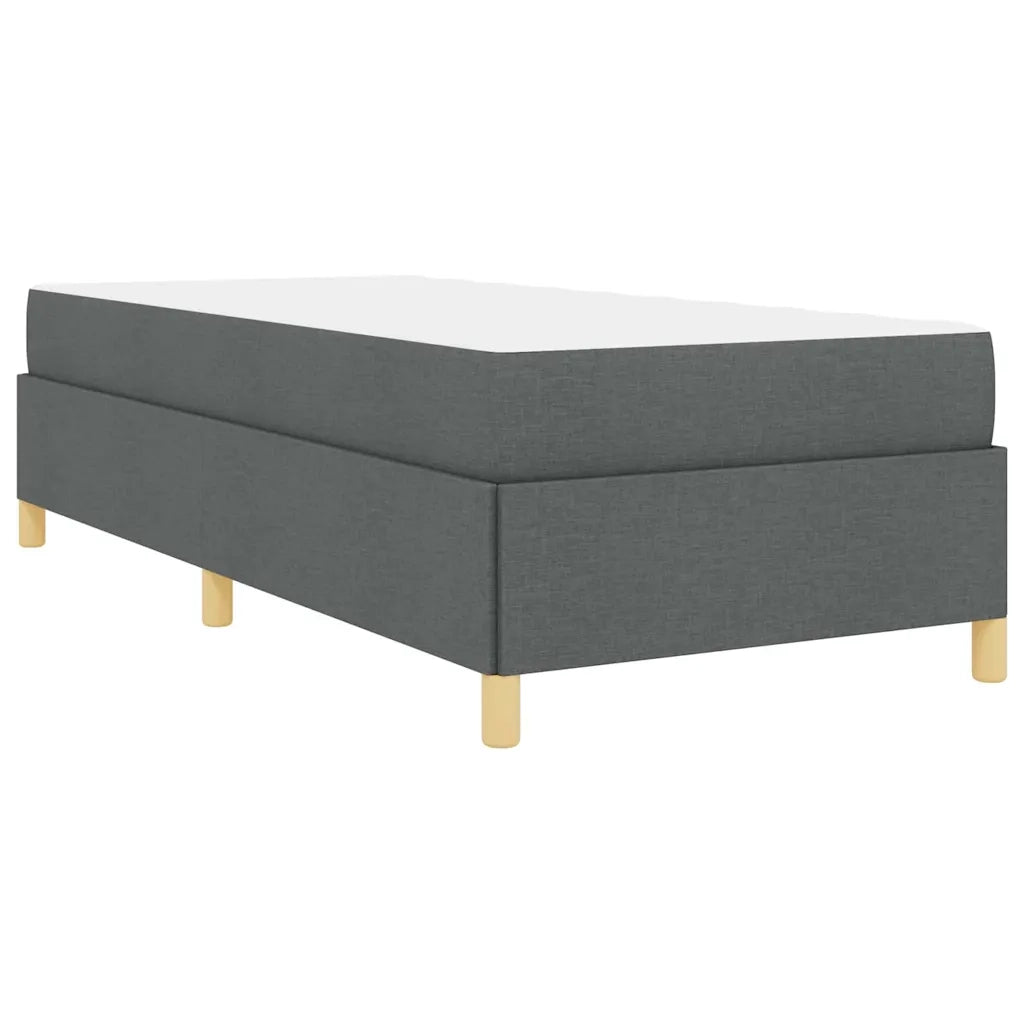 Struttura del letto Grigio scuro 80 x 200 cm Tessuto 3398893
