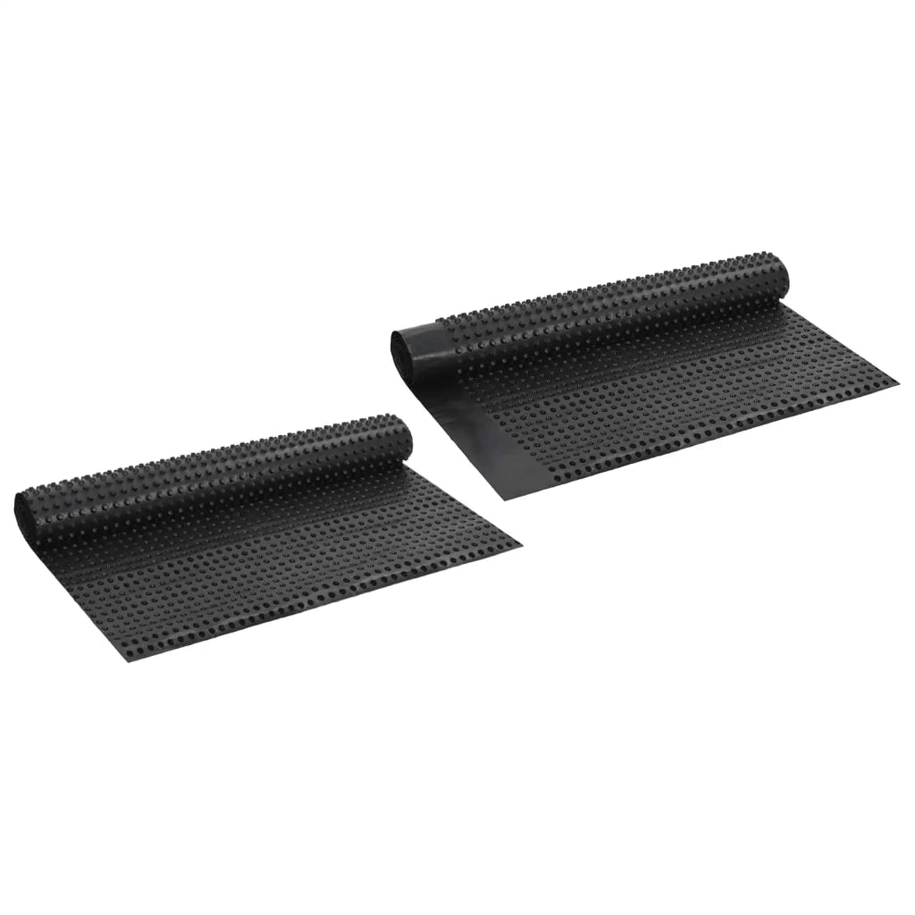 Foglio di drenaggio stampato 2 pcs Nero 1 x 20 m HDPE 42019916