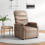 Poltrona Massaggiante Cappuccino in Similpelle 342699