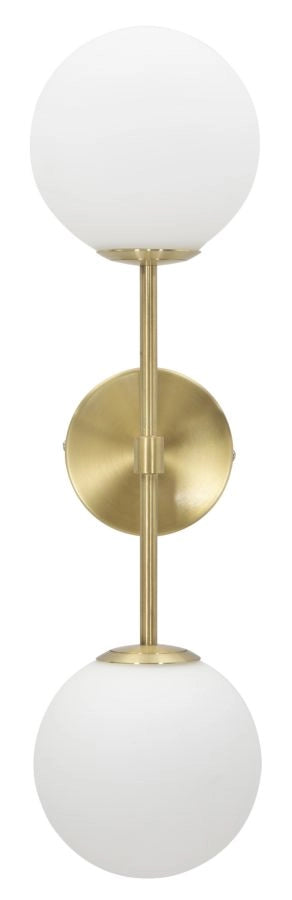 LAMPADA DA MURO GLAMY DOPPIA CM 15x21x55