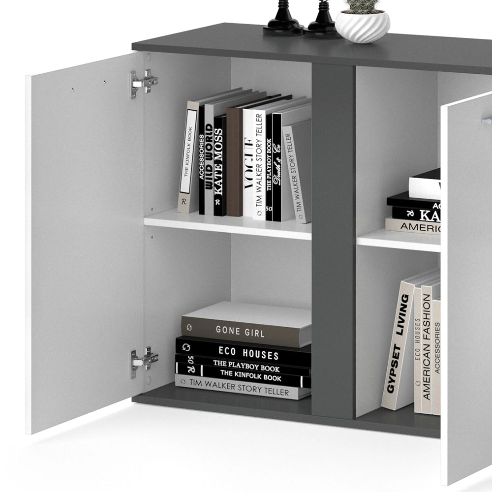 Vicco Credenza Antracite 40 x 80 cm con ante
