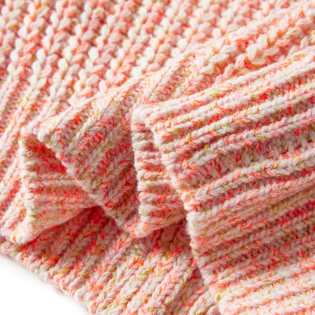 Cardigan da Bambina Lavorato a Maglia Rosa Misto 116 14567