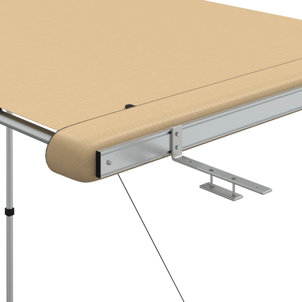 Tendalino per Camper e Roulotte 1,2x2x2,15 m Beige 148133