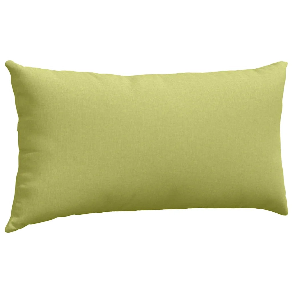 Cuscini da Divano 2 pz | Cuscini per sedie Verde chiaro 80 x 40 cm Tessuto