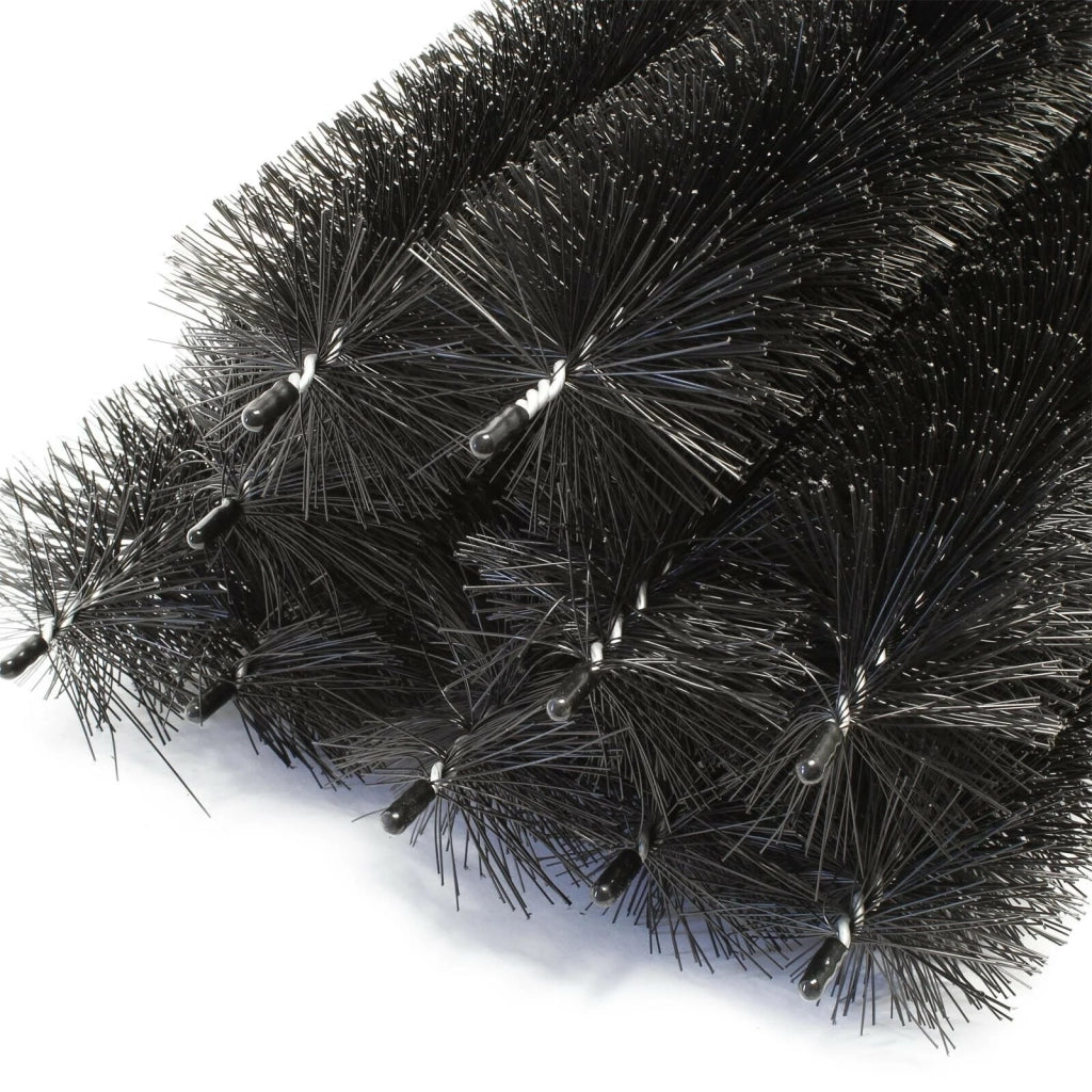 Confezione da 10 spazzole per grondaie lunghezza 120 cm diametro 10,5 cm per la protezione da fogliame martore e ricci 16_0001490