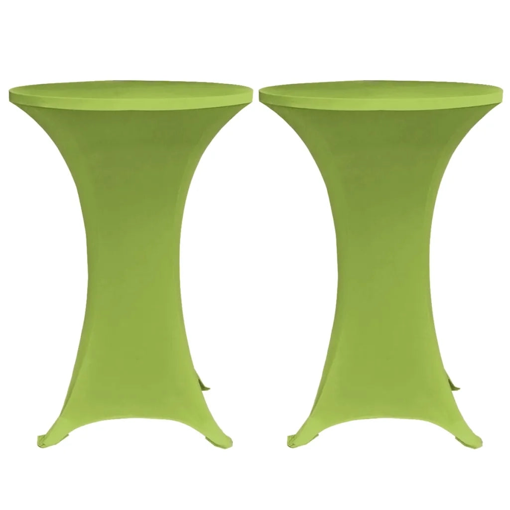 Copertura Elastica per Tavolo 2 pezzi 70 cm Verde CFW1193301