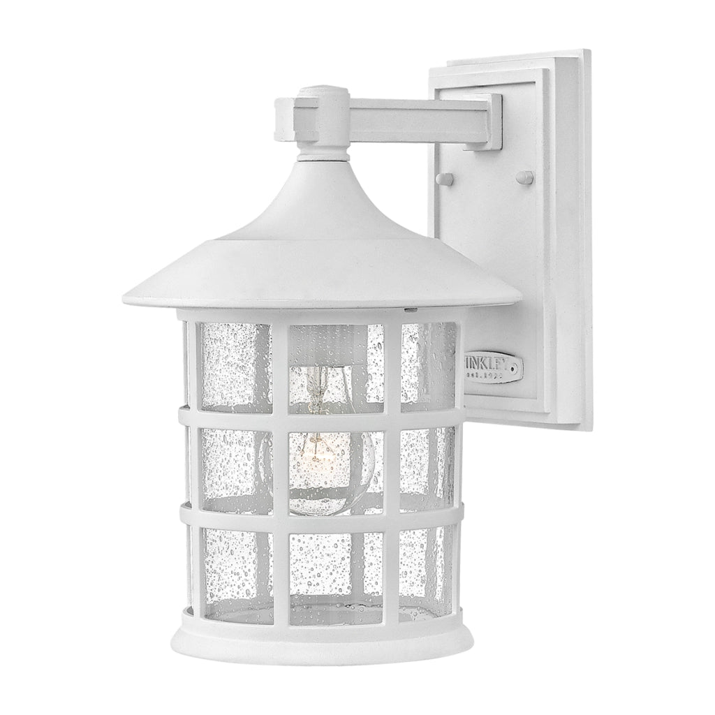 Applique esterna Freeport Hinkley bianca E27 IP44 40W