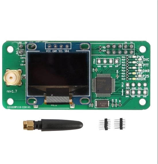 Pannello Hotspot MMDVM modulo - Processore ARM - modalità di comunicazione digitale - DMR/D-Star/C4FM - pinheaders - soluzione versatile per progetti di radioamatori - Modulo radiocomunicazioni