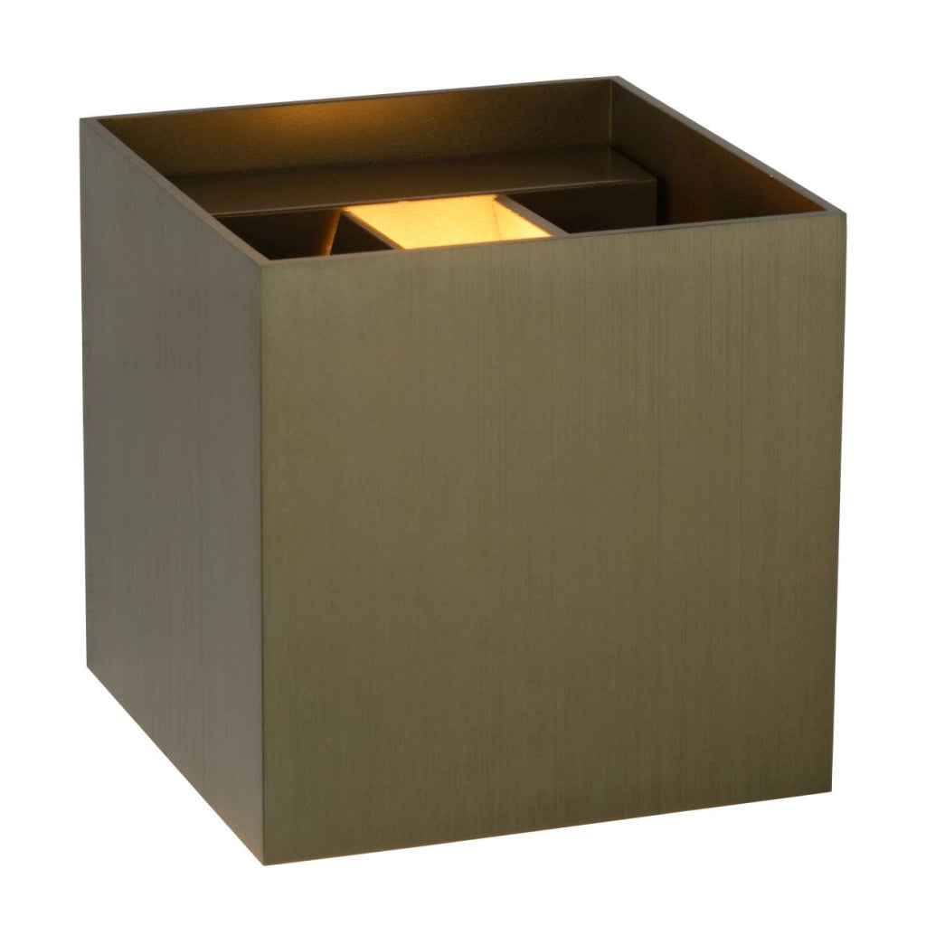 Lucide Xio applique marrone alluminio G9 LED 2700K