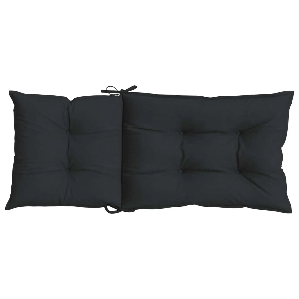 Set di cuscini per sedia alta 4 pz | Cuscini per sedie Melange nero