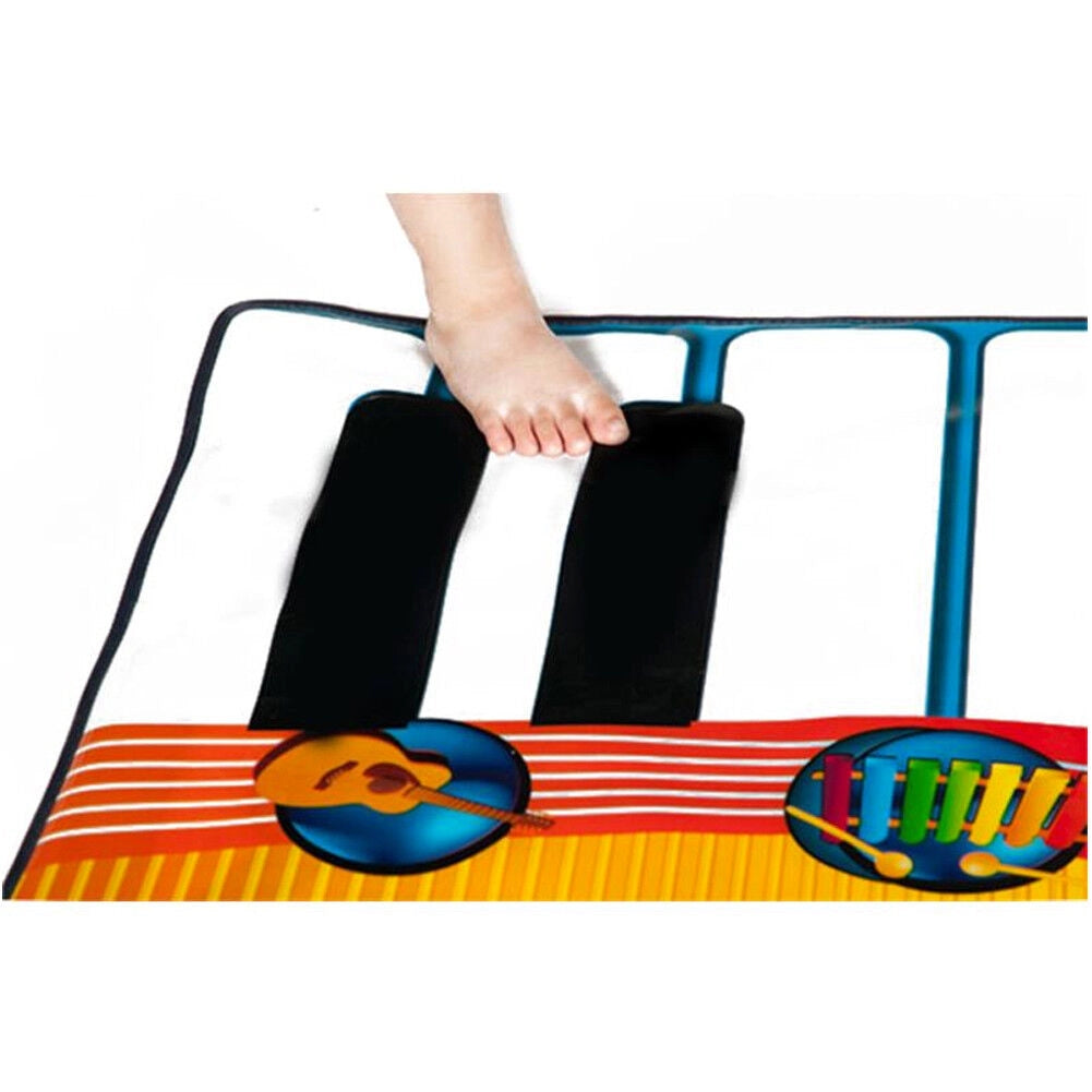Tappeto Musicale Tastiera Pavimento Bambini 8 Strumenti con Registrazione e Demo