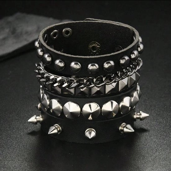 Bracciale Retro per Uomo con Cinturino Personalizzato e Accessori in Pelle