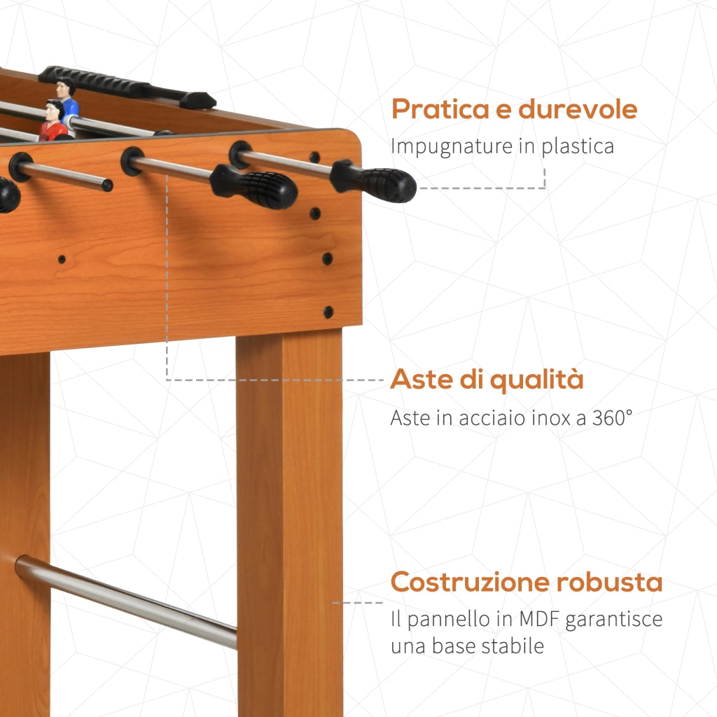 Tavolo Calciobalilla Professionale ¨C Minimal ¨C 122x61x80.7 cm