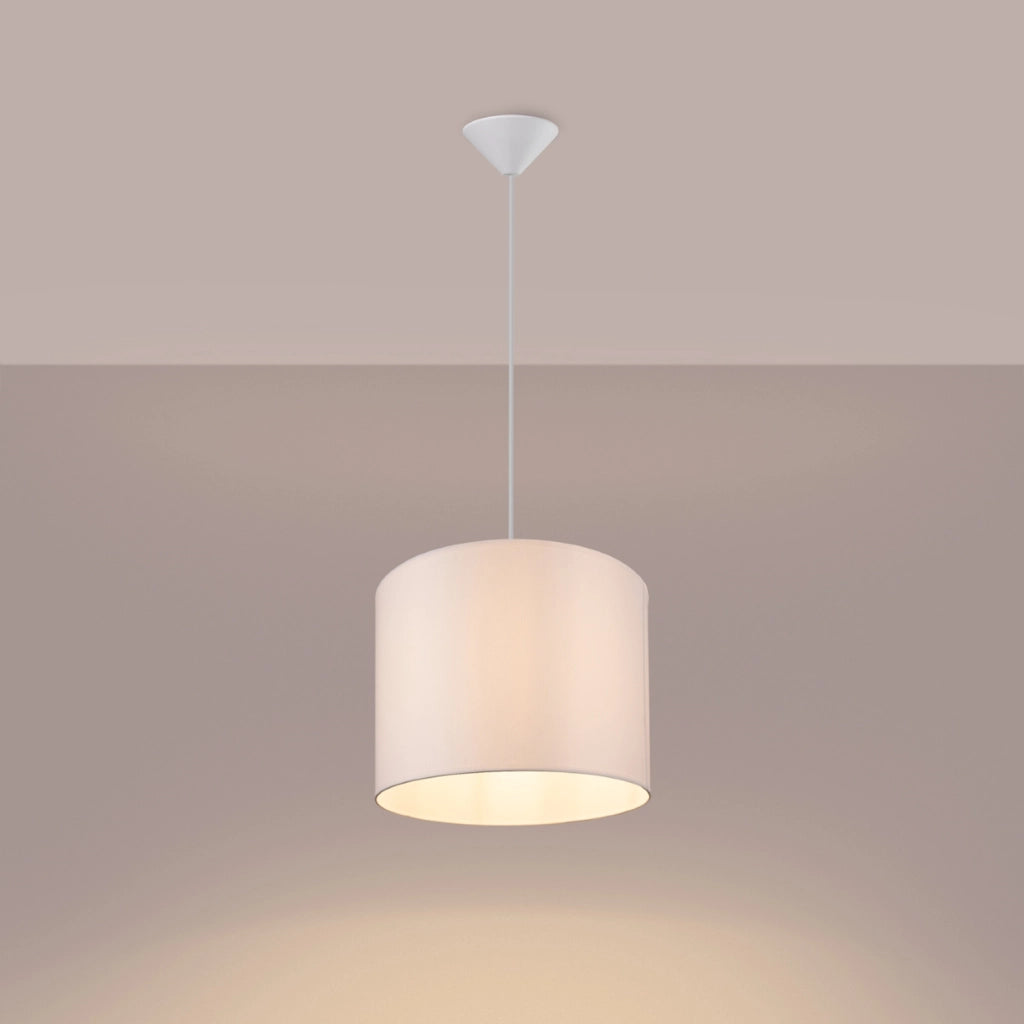 Lampada a sospensione bianca Ø30 Zephyr Pure Lume E27 15W