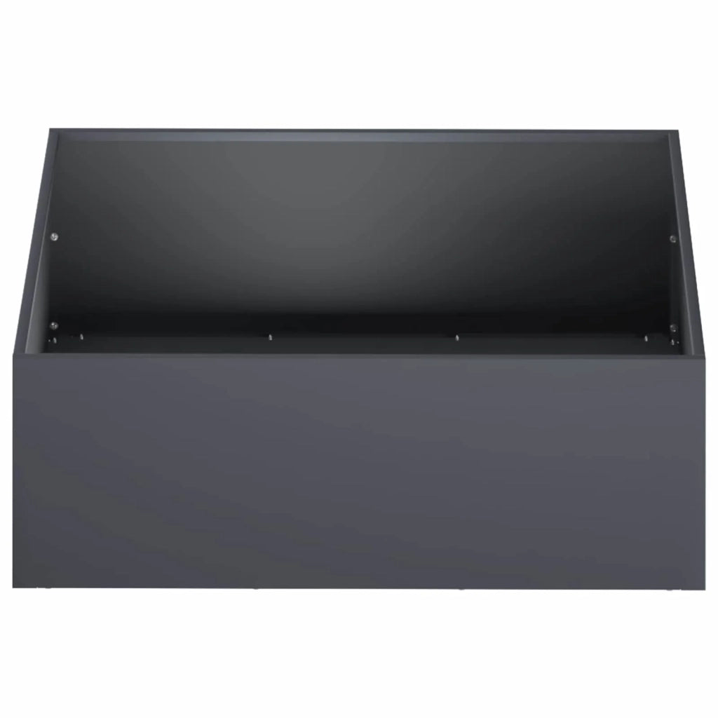 Vaso da giardino Antracite 60 x 60 x 20 cm 8004998