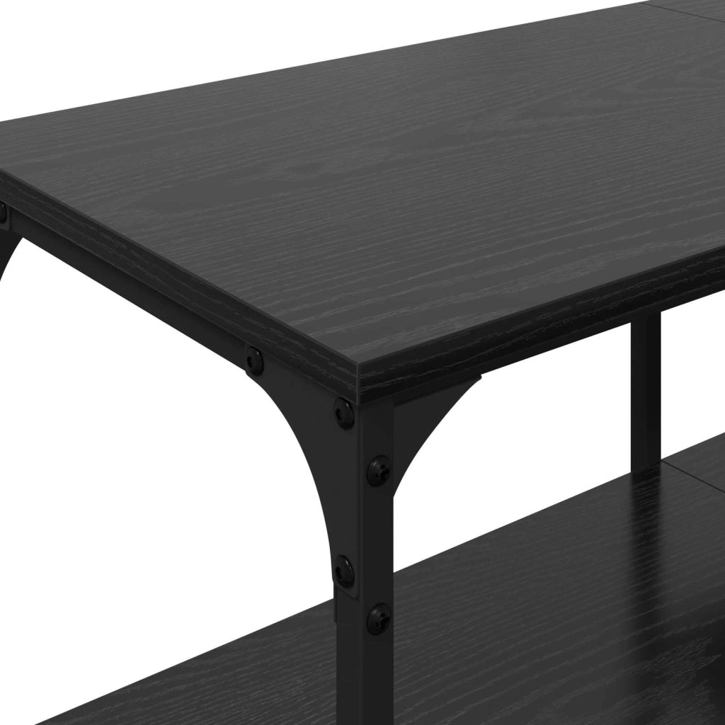 Mobile TV Rovere Nero 201 x 35 x 45 cm 881309