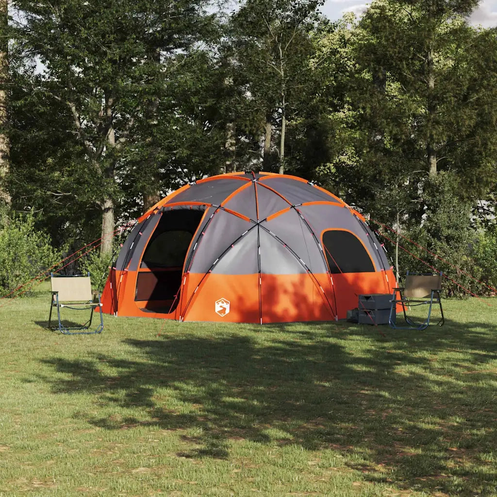 Tenda a Cupola Grigio e arancione 475 x 475 x 235 cm taffet¨¤