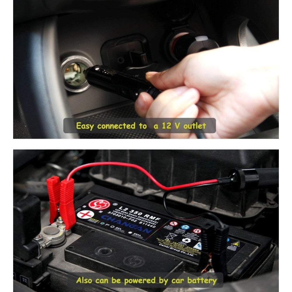 Trade Shop - Crick Elettrico Sollevatore Pantografo Auto 3 Ton 12v Avvitatore Impatto Bussole -