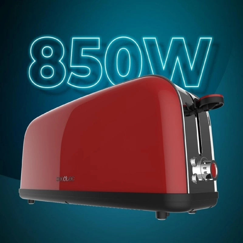 CECOTEC 04821 - Tostapane Toastin' time 850 Red Long