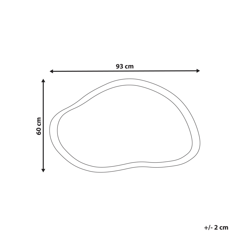 Specchio da parete a LED 60 x 93 cm, moderno e contemporaneo, per bagno, toeletta e camera da letto