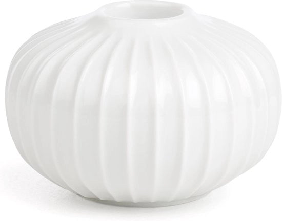 Candeliere Design Hammershøi - Diametro 8 cm - Altezza 5,5 cm - Bianco