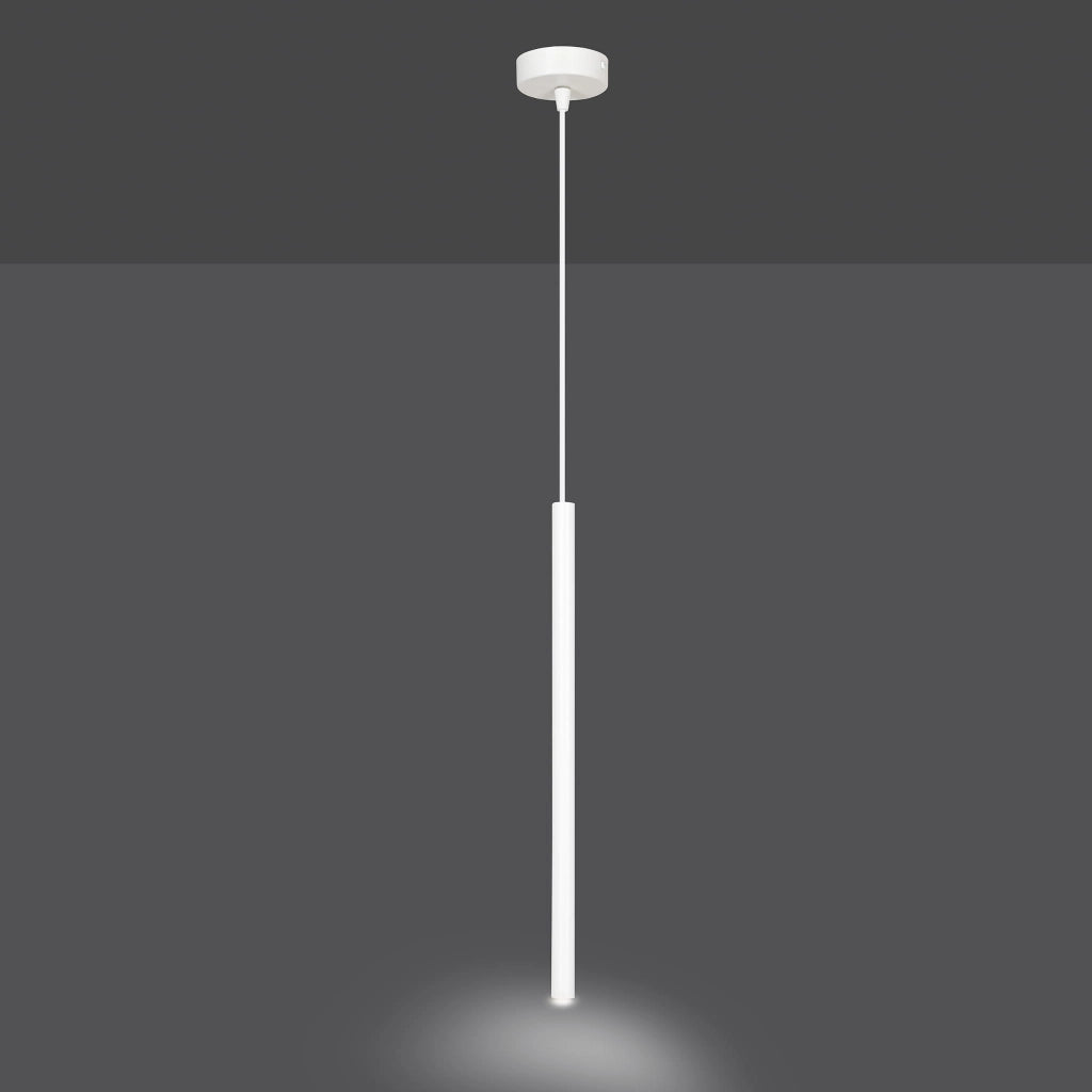 Lampada a sospensione Emibig Selter 1 bianca G9 120cm