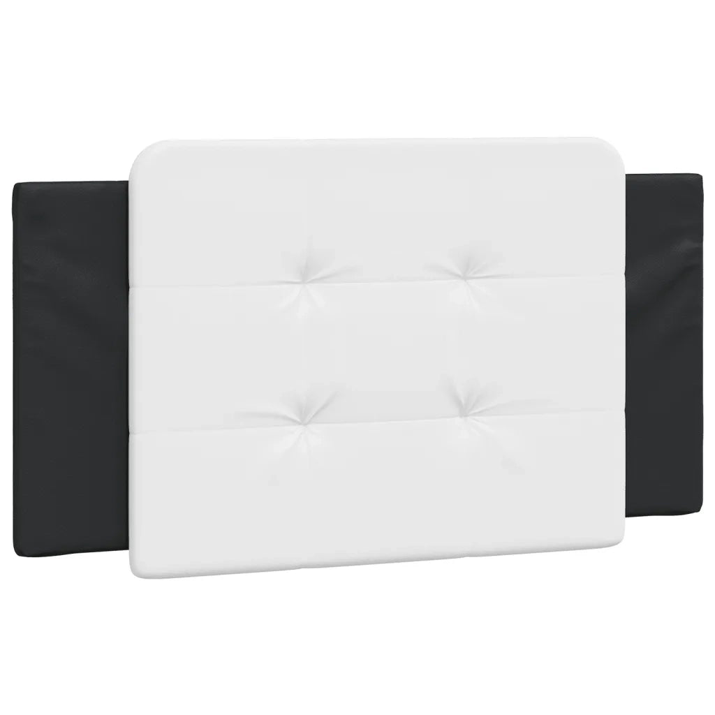 Cuscino Testiera Zadar Nero e Bianco 100 cm in Similpelle 374848