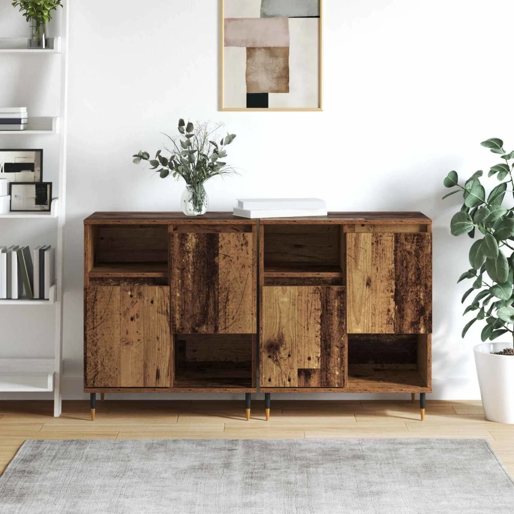 Sideboards 2 pcs Legno vecchio 3394557