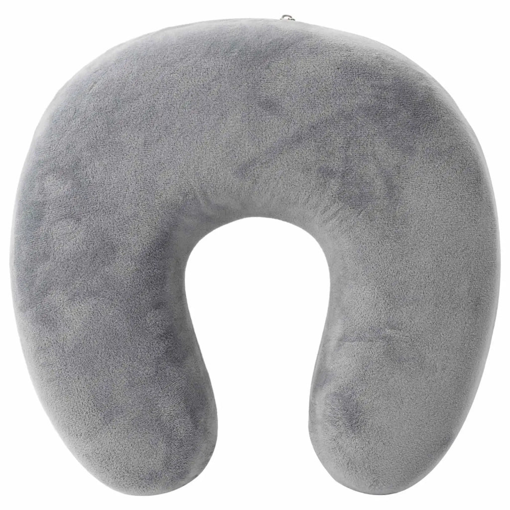 Cuscino da viaggio per il collo Grigio Schiuma Memory 42012700