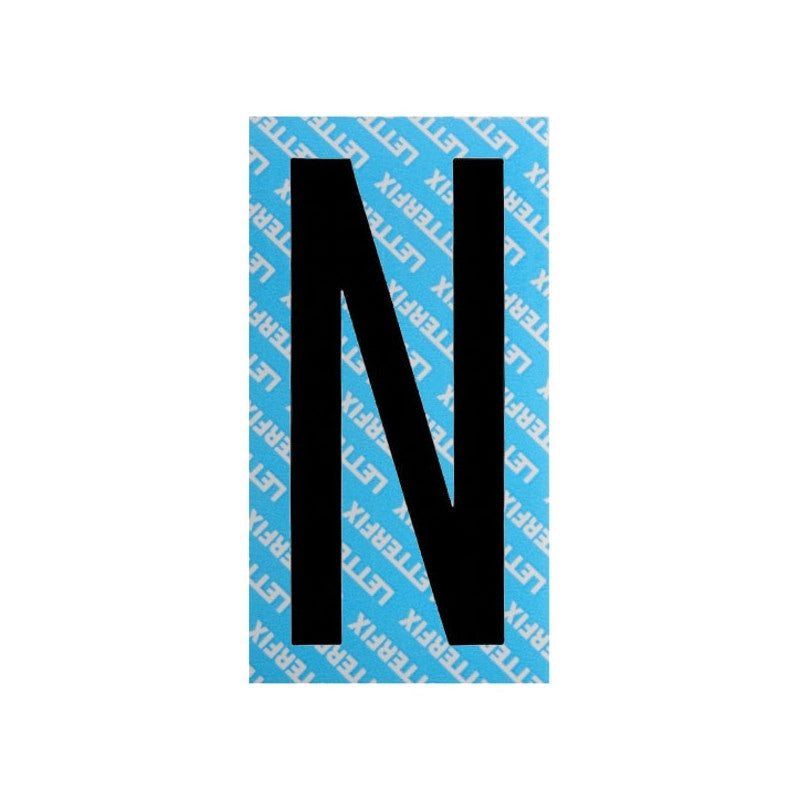 Lettera Adesiva Nera Serie T80 N Letterfix