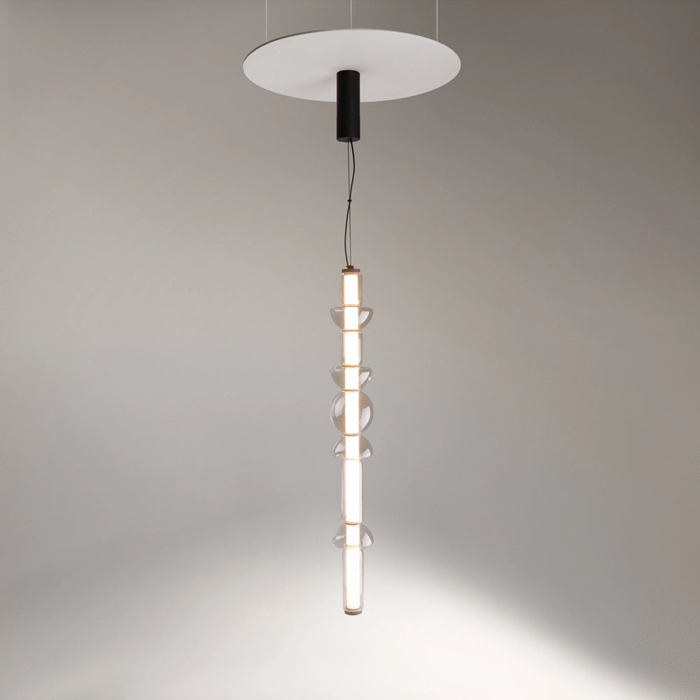 Lampada a sospensione Cosmo LED 39W nera vetro Maytoni