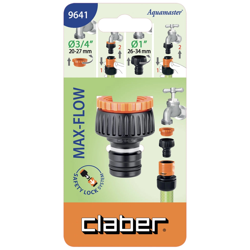 PRESA RUBINETTO 1- 3/4 MAX-FLOW  9641- 1,0 pz