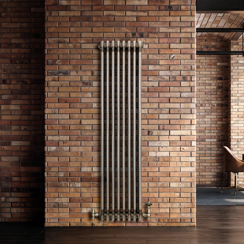 Radiatore 3 Colonne Verticale Metallo Grezzo 1500x380 mm