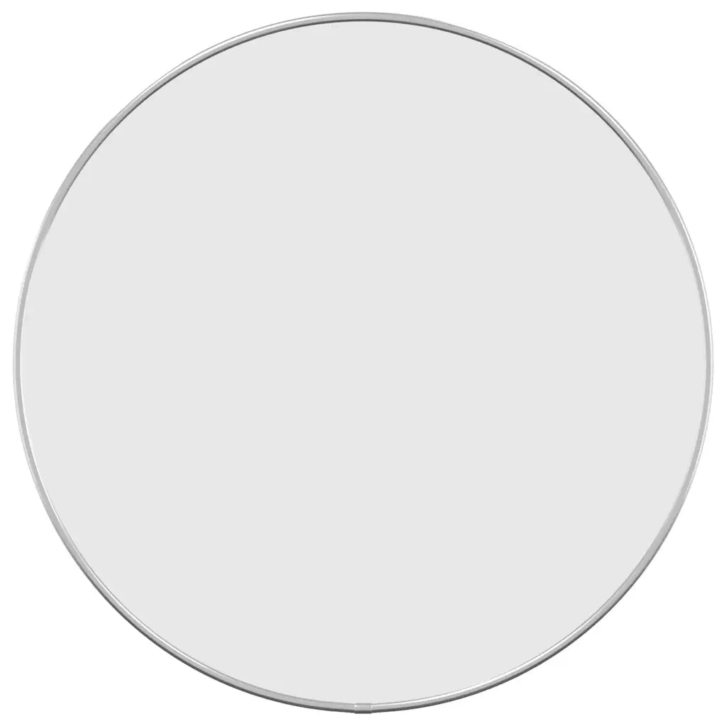 Specchio da Parete | Specchio decorativo Argento ? 50 cm Rotondo