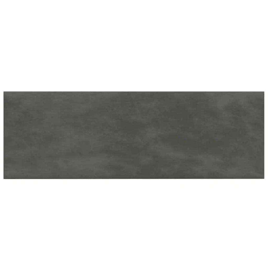 Testiera | Testata da Parete 12 pcs Grigio Scuro Velluto