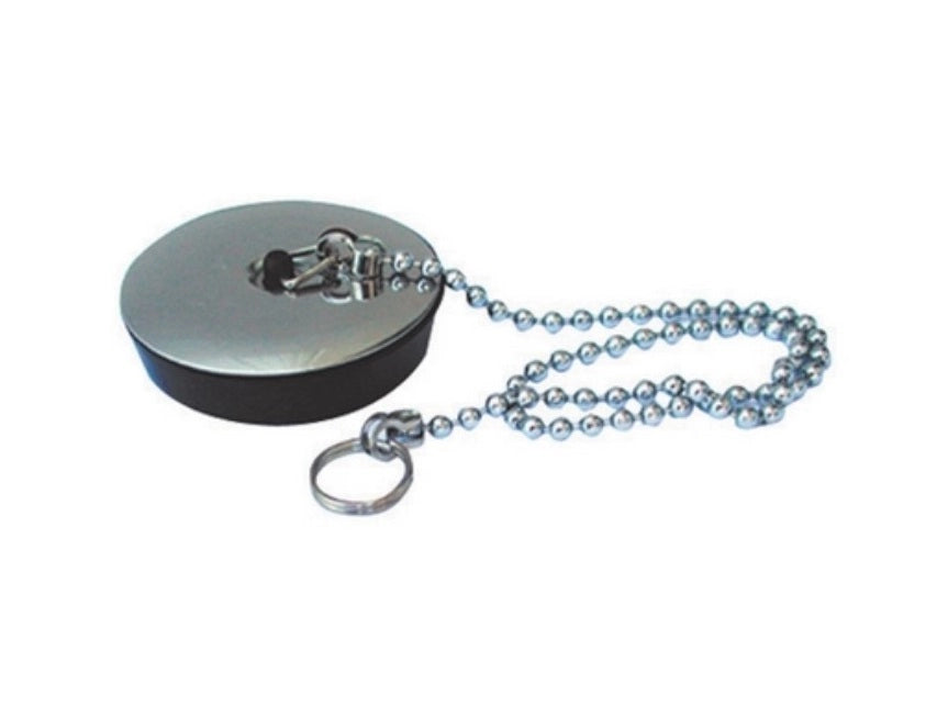 Tappo Lavello in Gomma con Catena 40 mm