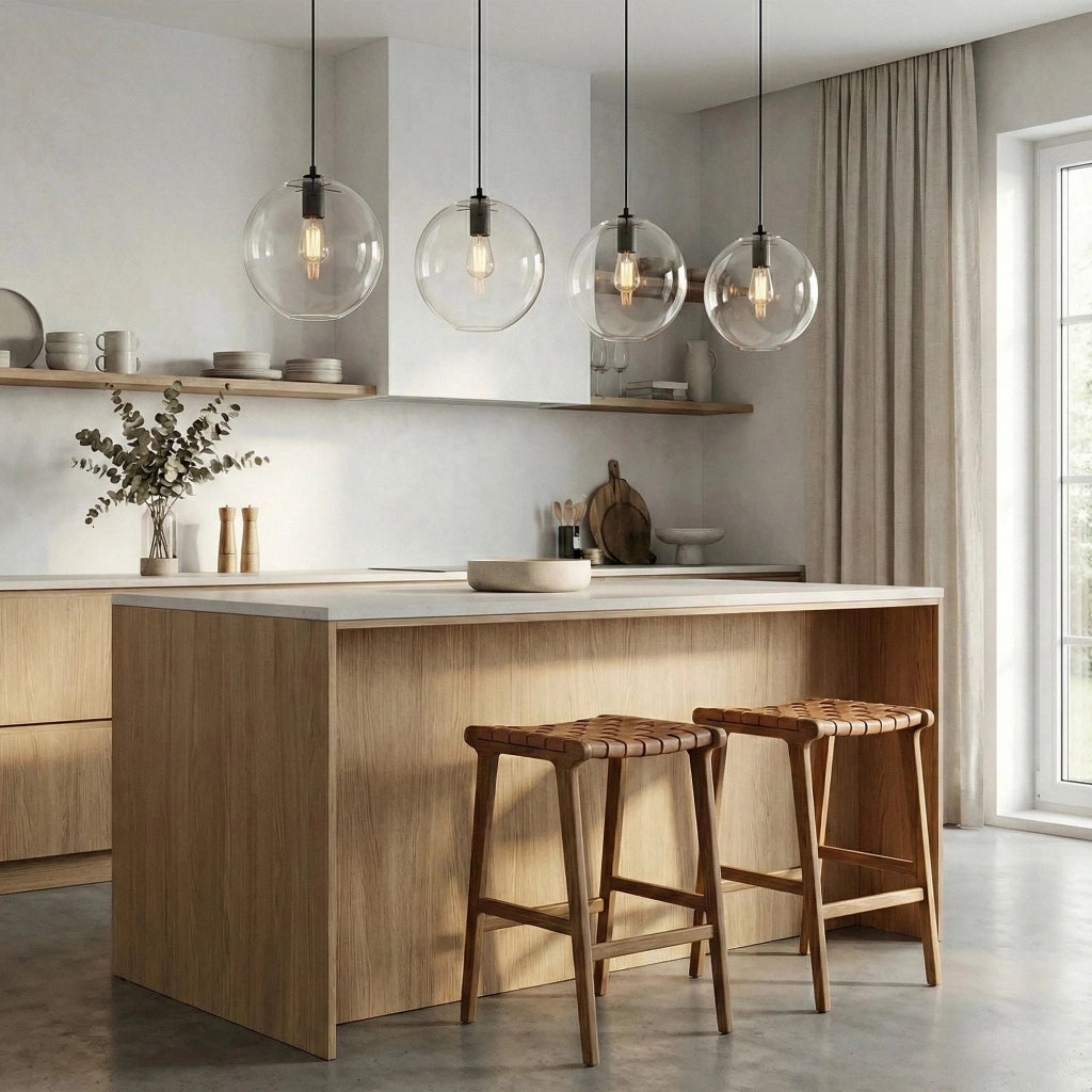 Lampada Da Soffitto Pensile Di Vetro Lassi Black 30 Cm