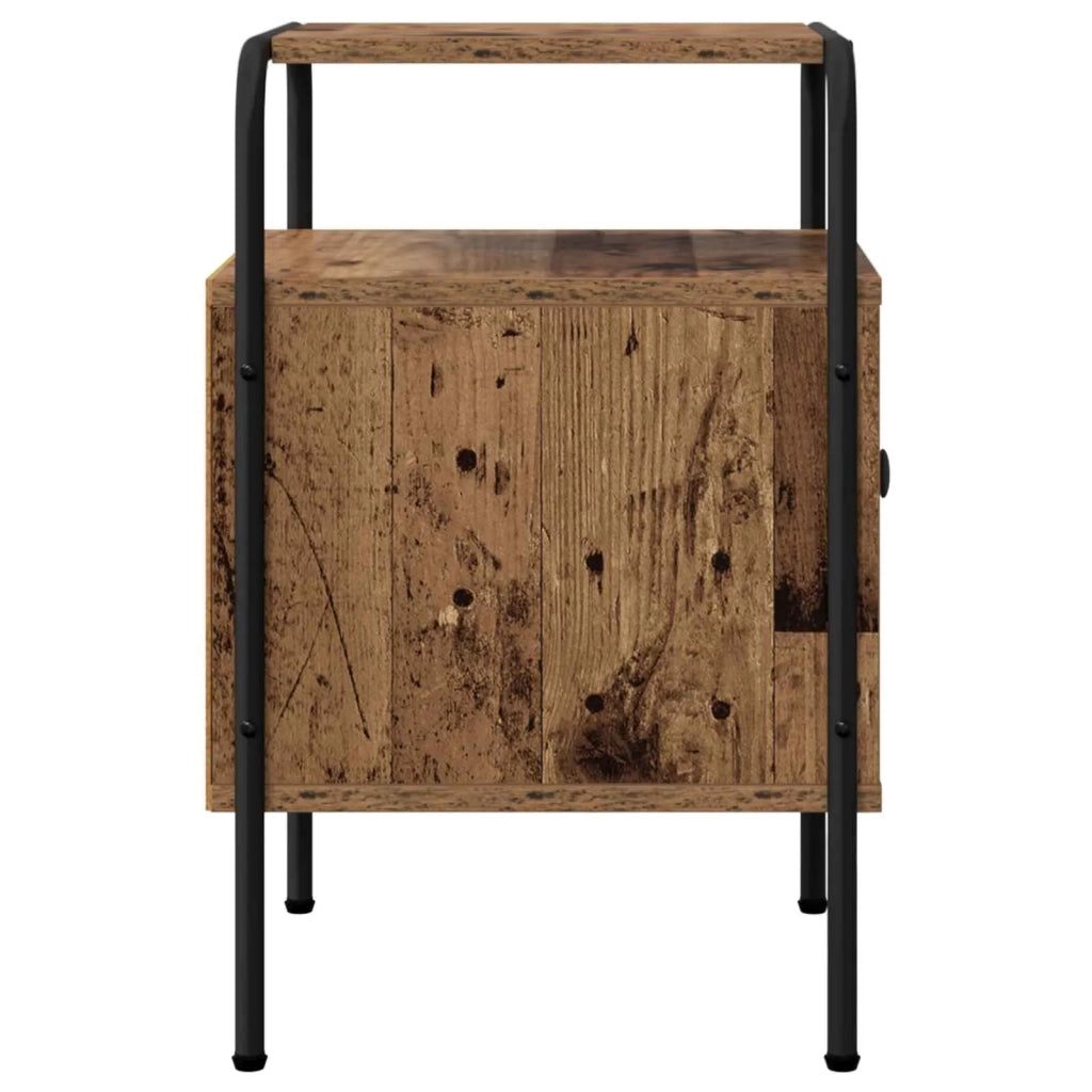 Armadio da Notte 2 pz Legno antico Legno ingegnerizzato 8007596